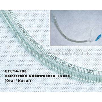 Tube endotrachéal renforcé jetable médical